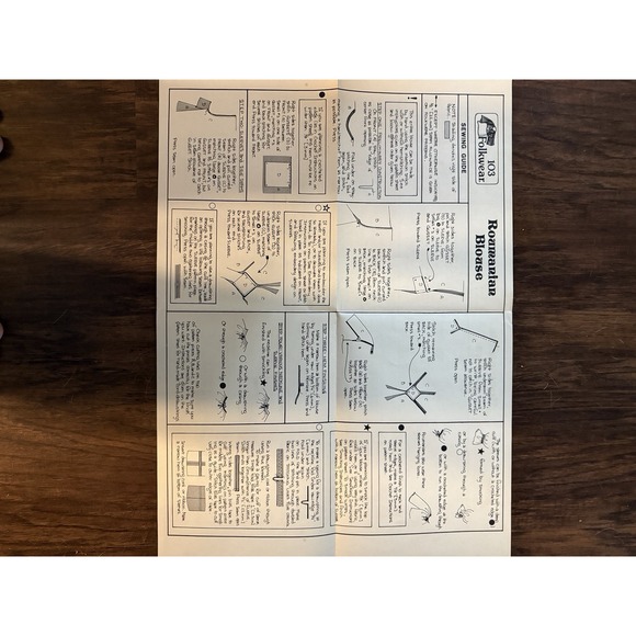 Vintage Pattern‎ Romanian Blouse Folkware - Picture 4 of 5